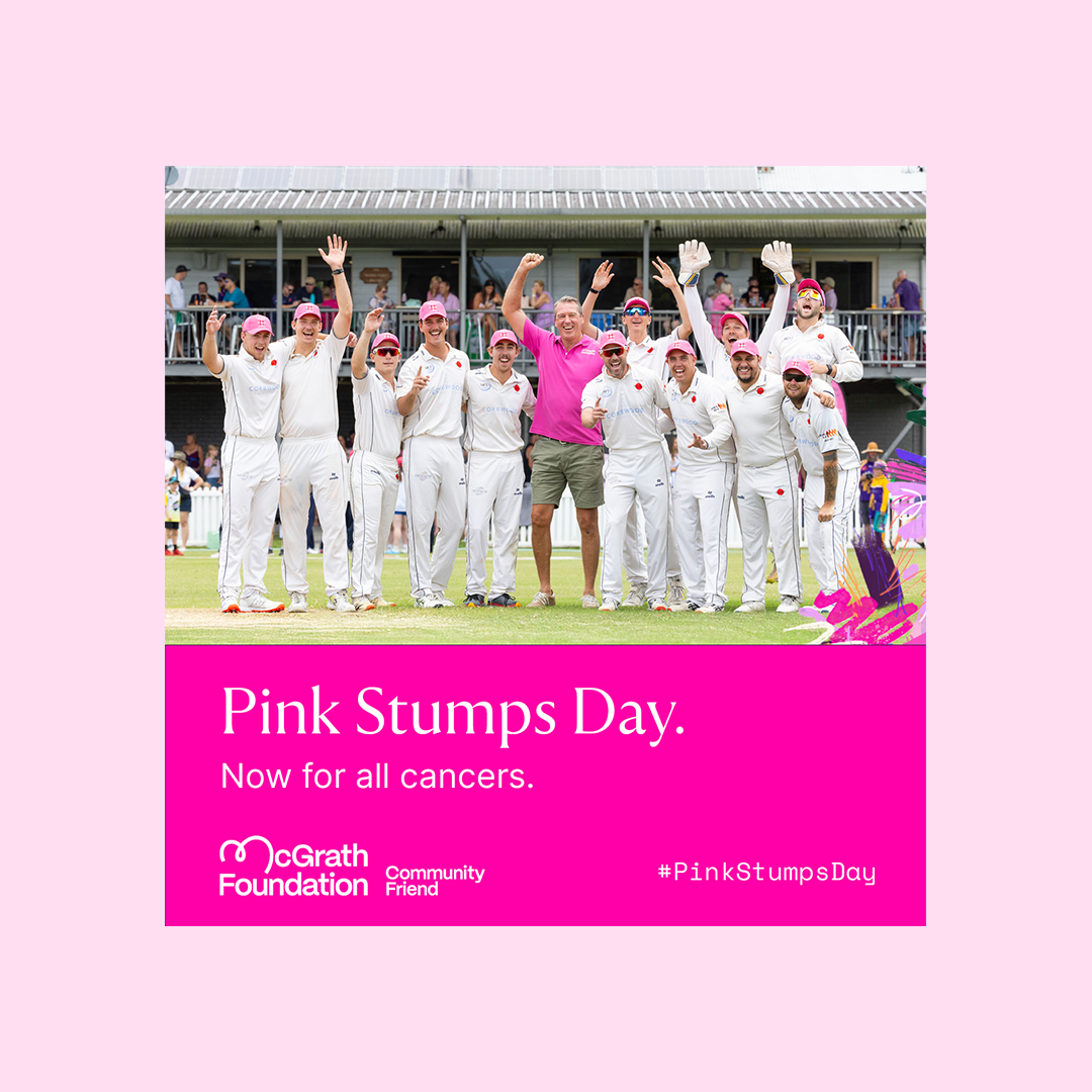 Social Tile Pink Stumps Day