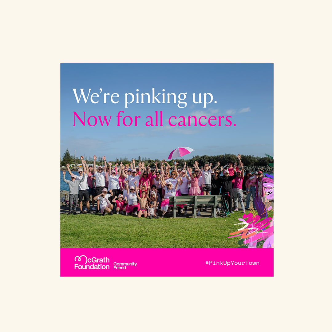 Social Tile (2) - Pink Up Your Town