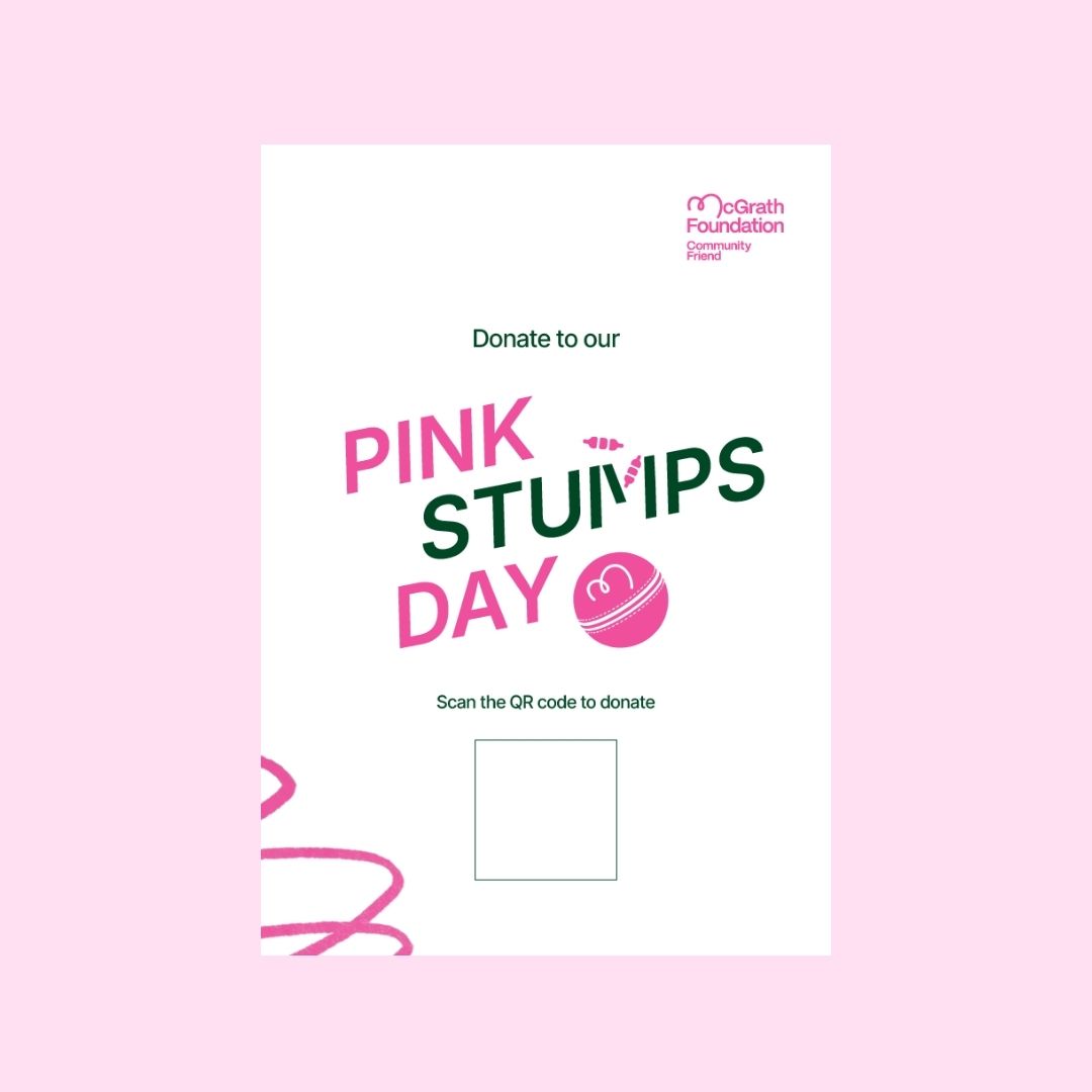 Counter Display Poster (A5) - Pink Stumps Day